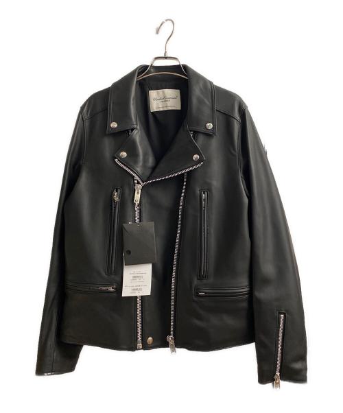 UNDERCOVER（アンダーカバー）UNDERCOVER (アンダーカバー) BASICレザーライダースジャケット ブラック サイズ:3の古着・服飾アイテム
