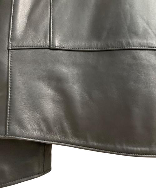 UNDERCOVER（アンダーカバー）UNDERCOVER (アンダーカバー) BASICレザーライダースジャケット ブラック サイズ:3の古着・服飾アイテム