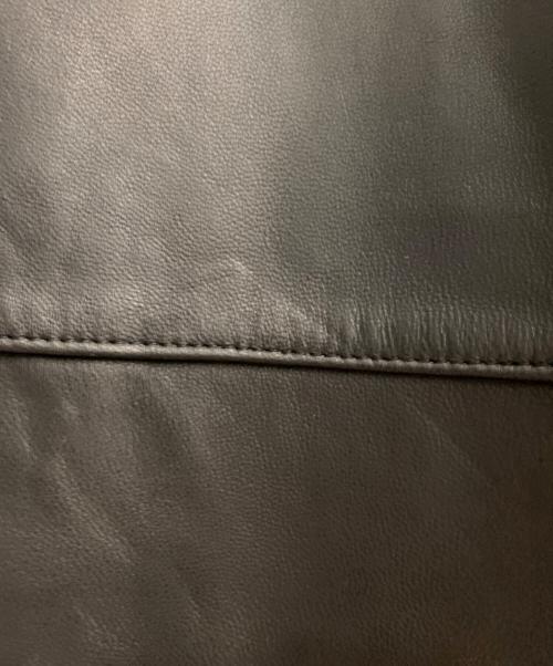 UNDERCOVER（アンダーカバー）UNDERCOVER (アンダーカバー) BASICレザーライダースジャケット ブラック サイズ:3の古着・服飾アイテム