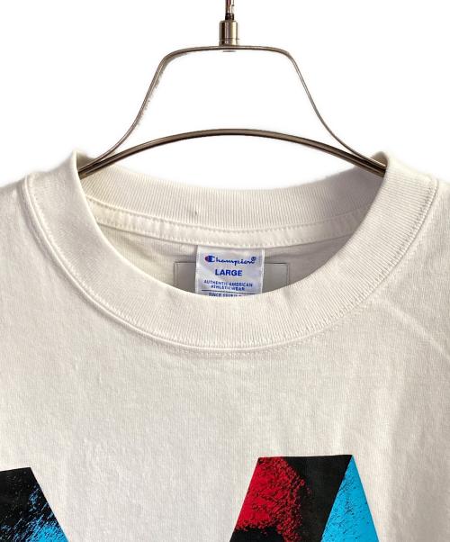 Champion（チャンピオン）Champion (チャンピオン) VARIOUS ARTISTS (ヴァリアス・アーティスト) UNDERCOVER (アンダーカバー) 半袖Tシャツ ホワイト サイズ:Ｌの古着・服飾アイテム