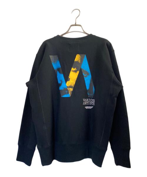 Champion（チャンピオン）Champion (チャンピオン) VARIOUS ARTISTS (ヴァリアス・アーティスト) UNDERCOVER (アンダーカバー) ヴァリアス リバースウィーブ スウェットトレーナー ブラック サイズ:Lの古着・服飾アイテム