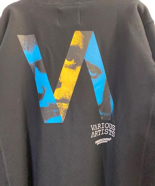 Champion（チャンピオン）Champion (チャンピオン) VARIOUS ARTISTS (ヴァリアス・アーティスト) UNDERCOVER (アンダーカバー) ヴァリアス リバースウィーブ スウェットトレーナー ブラック サイズ:Lの古着・服飾アイテム