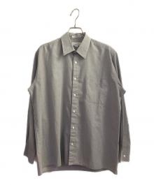 Christian Dior（クリスチャン ディオール）の古着「ヴィンテージロゴ刺繍シャツ」｜グレー