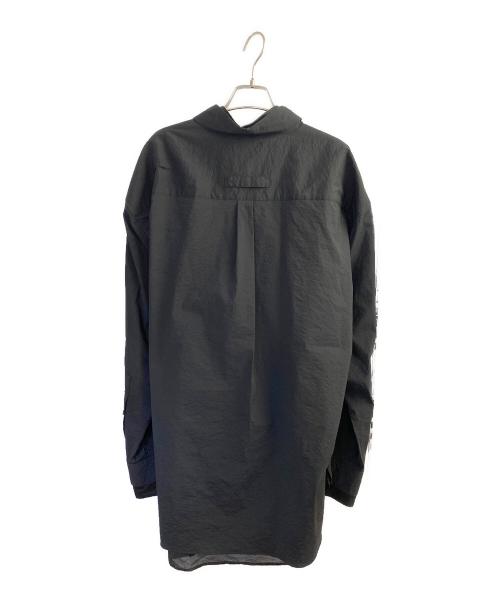 stein（シュタイン）stein (シュタイン) Oversized Layered Shirt ブラック サイズ:Ｍの古着・服飾アイテム
