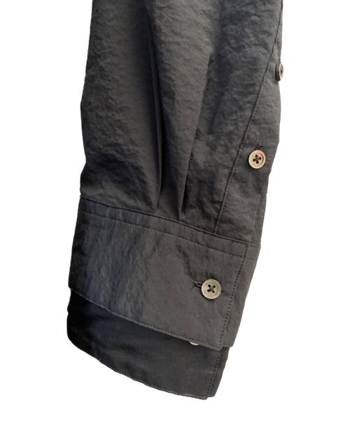 stein（シュタイン）stein (シュタイン) Oversized Layered Shirt ブラック サイズ:Ｍの古着・服飾アイテム