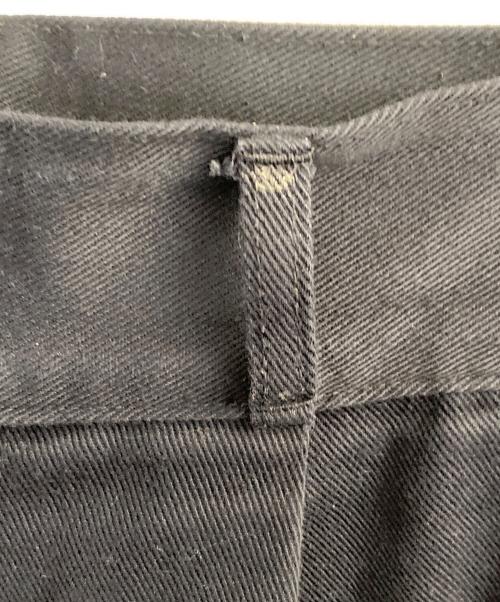 COMME des GARCONS HOMME（コムデギャルソン オム）COMME des GARCONS HOMME (コムデギャルソン オム) コットンタックワイドパンツ ネイビー サイズ:Ｍの古着・服飾アイテム