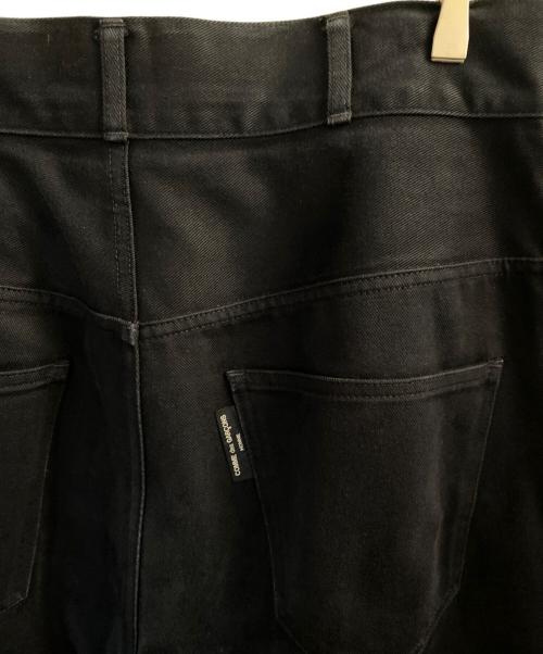 COMME des GARCONS HOMME（コムデギャルソン オム）COMME des GARCONS HOMME (コムデギャルソン オム) コットンタックワイドパンツ ネイビー サイズ:Ｍの古着・服飾アイテム