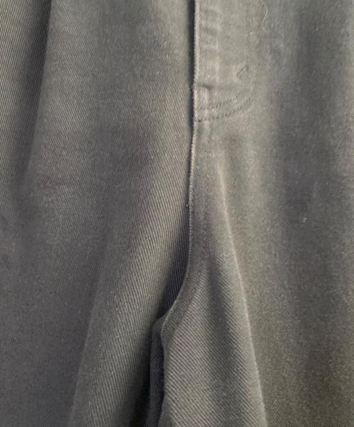 COMME des GARCONS HOMME（コムデギャルソン オム）COMME des GARCONS HOMME (コムデギャルソン オム) コットンタックワイドパンツ ブラック サイズ:Ｍの古着・服飾アイテム