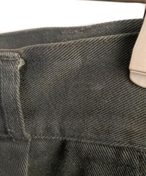 COMME des GARCONS HOMME（コムデギャルソン オム）COMME des GARCONS HOMME (コムデギャルソン オム) コットンタックワイドパンツ ブラック サイズ:Ｍの古着・服飾アイテム