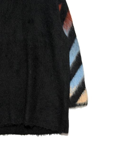 OFFWHITE（オフホワイト）OFFWHITE (オフホワイト) Shaggy Knit Sweater ブラック サイズ:40の古着・服飾アイテム