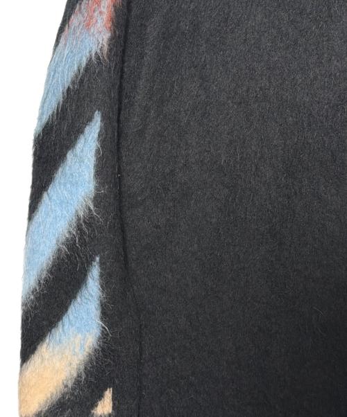 OFFWHITE（オフホワイト）OFFWHITE (オフホワイト) Shaggy Knit Sweater ブラック サイズ:40の古着・服飾アイテム