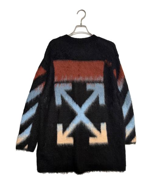 OFFWHITE（オフホワイト）OFFWHITE (オフホワイト) Shaggy Knit Sweater ブラック サイズ:40の古着・服飾アイテム