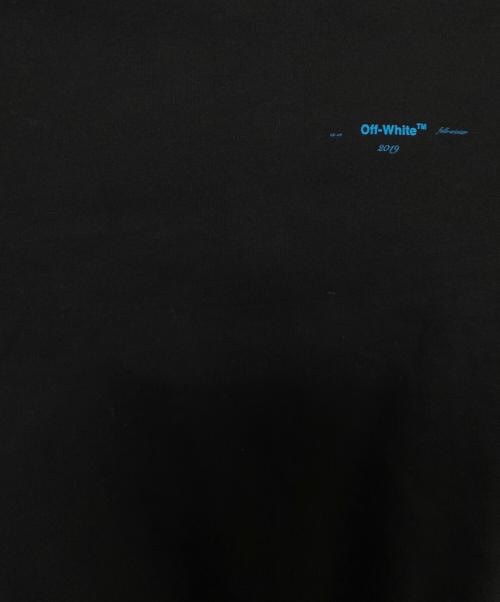 OFFWHITE（オフホワイト）OFFWHITE (オフホワイト) DIAG GRADIENT CREWNECK ブラック サイズ:XSの古着・服飾アイテム