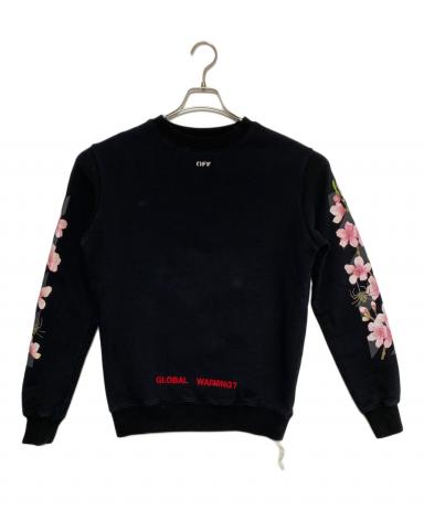 中古・古着通販】OFFWHITE (オフホワイト) サクラアローロゴスウェット