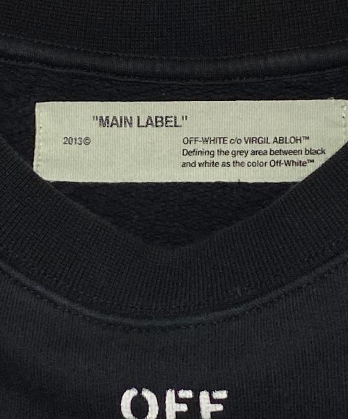 OFFWHITE（オフホワイト）OFFWHITE (オフホワイト) サクラアローロゴスウェット ブラック サイズ: XXSの古着・服飾アイテム