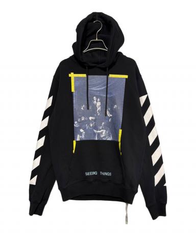 中古・古着通販】OFFWHITE (オフホワイト) DIAG CARAVAGGIO HOODIE