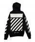 OFFWHITE (オフホワイト) DIAG CARAVAGGIO HOODIE ブラック サイズ:XS：27000円