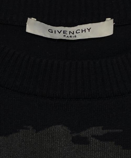 GIVENCHY（ジバンシィ）GIVENCHY (ジバンシィ) ロットワイラーコットンニット ブラック サイズ:-の古着・服飾アイテム