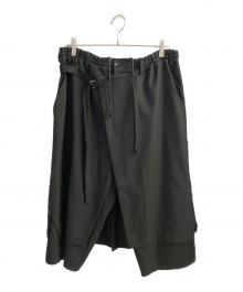 GROUND Y（グラウンドワイ）の古着「ラップパンツ」｜ブラック