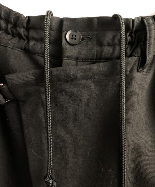 GROUND Y（グラウンドワイ）GROUND Y (グラウンドワイ) ラップパンツ ブラック サイズ:3の古着・服飾アイテム