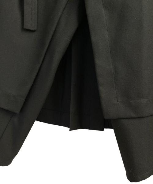 GROUND Y（グラウンドワイ）GROUND Y (グラウンドワイ) ラップパンツ ブラック サイズ:3の古着・服飾アイテム