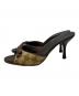 GUCCI (グッチ) ミュールサンダル ブラウン サイズ:34c：8000円