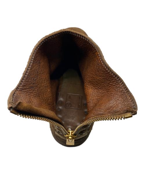 UNDERCOVER（アンダーカバー）UNDERCOVER (アンダーカバー) GUIDI (グイディ) ホーススウェードブーツ ブラウン サイズ:42の古着・服飾アイテム