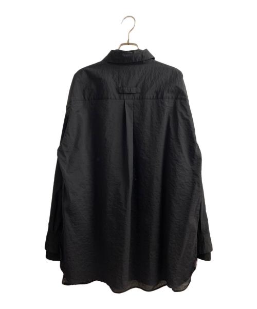 stein（シュタイン）stein (シュタイン) Oversized Layered Shirt ブラック サイズ:Sの古着・服飾アイテム