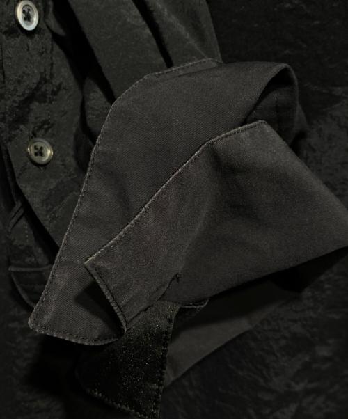 stein（シュタイン）stein (シュタイン) Oversized Layered Shirt ブラック サイズ:Sの古着・服飾アイテム