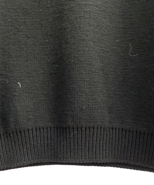 PRADA（プラダ）PRADA (プラダ) ジャガードニットセーター ブラック サイズ:48の古着・服飾アイテム