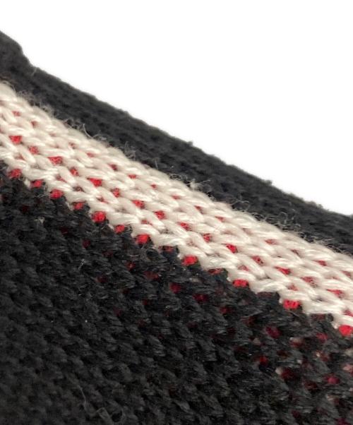 PRADA（プラダ）PRADA (プラダ) ジャガードニットセーター ブラック サイズ:48の古着・服飾アイテム