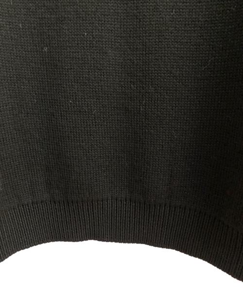 PRADA（プラダ）PRADA (プラダ) ジャガードニットセーター ブラック サイズ:48の古着・服飾アイテム