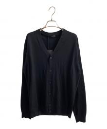 PRADA（プラダ）の古着「Vネックカーディガン」｜ネイビー