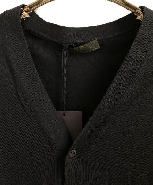 PRADA（プラダ）PRADA (プラダ) Vネックカーディガン ネイビー サイズ:50の古着・服飾アイテム