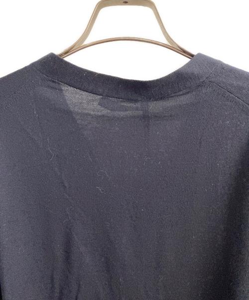 PRADA（プラダ）PRADA (プラダ) Vネックカーディガン ネイビー サイズ:50の古着・服飾アイテム