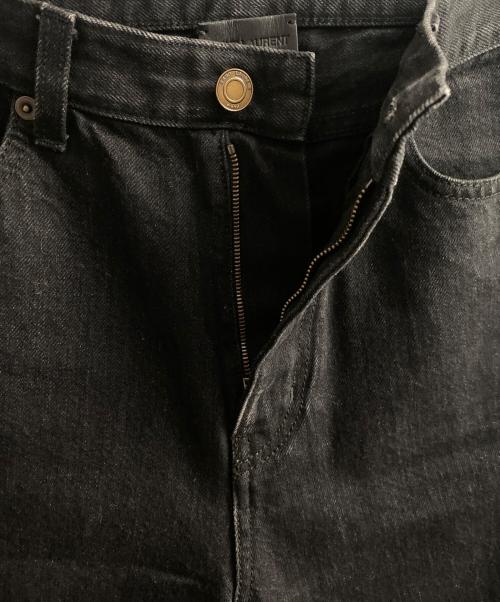 Saint Laurent Paris（サンローランパリ）Saint Laurent Paris (サンローランパリ) デニムパンツ ブラック サイズ:SIZE27の古着・服飾アイテム