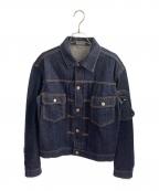 Christian Diorクリスチャン ディオール）の古着「アームサドルポケットデニムジャケット」｜インディゴ