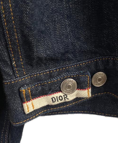 Christian Dior（クリスチャン ディオール）Christian Dior (クリスチャン ディオール) アームサドルポケットデニムジャケット インディゴ サイズ:44の古着・服飾アイテム