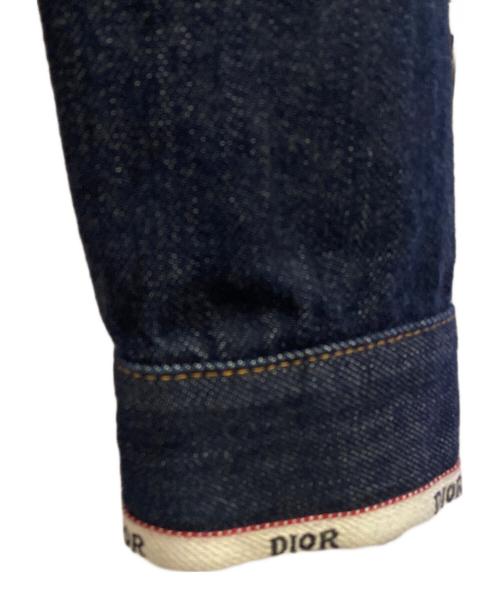 Christian Dior（クリスチャン ディオール）Christian Dior (クリスチャン ディオール) アームサドルポケットデニムジャケット インディゴ サイズ:44の古着・服飾アイテム