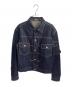 Christian Dior（クリスチャン ディオール）の古着「アームサドルポケットデニムジャケット」｜インディゴ