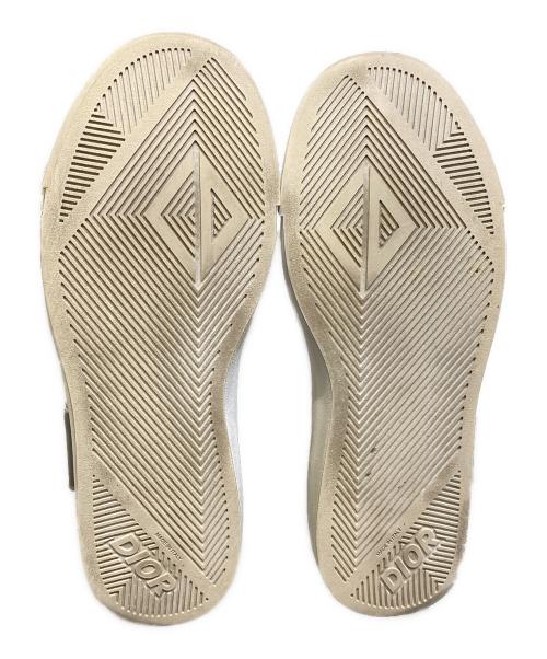 Christian Dior（クリスチャン ディオール）Christian Dior (クリスチャン ディオール) ロートップススニーカー ブラック×ホワイト サイズ:42の古着・服飾アイテム