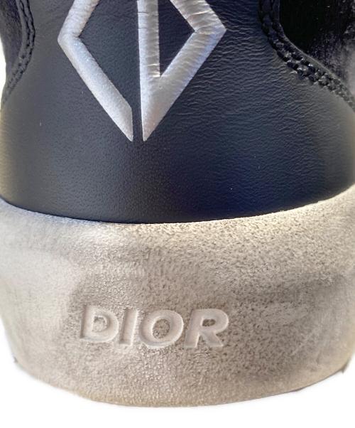 Christian Dior（クリスチャン ディオール）Christian Dior (クリスチャン ディオール) ロートップススニーカー ブラック×ホワイト サイズ:42の古着・服飾アイテム