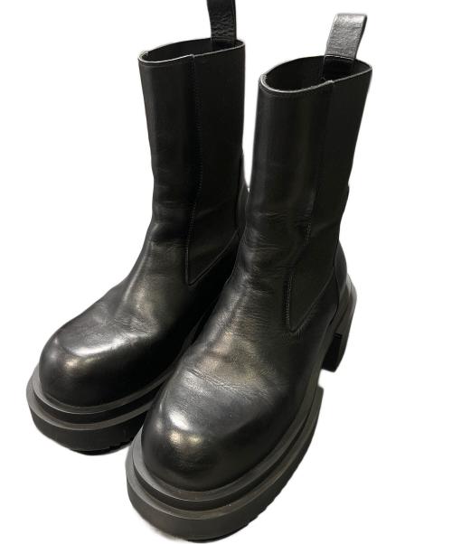 RICK OWENS（リックオウエンス）RICK OWENS (リックオウエンス) Beatle bougan boots ブラック サイズ:39の古着・服飾アイテム