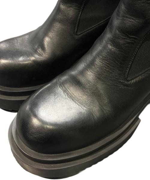 RICK OWENS（リックオウエンス）RICK OWENS (リックオウエンス) Beatle bougan boots ブラック サイズ:39の古着・服飾アイテム