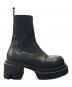 中古・古着 RICK OWENS (リックオウエンス) Beatle bougan boots ブラック サイズ:39：120000円
