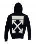 OFFWHITE (オフホワイト) ワッペンジップパーカー ブラック サイズ:XXS：30000円