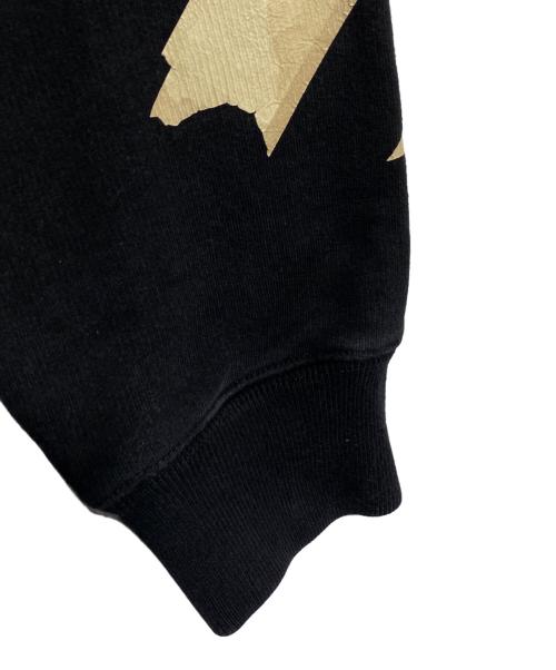 OFFWHITE（オフホワイト）OFFWHITE (オフホワイト) テープアローフーディー ブラック サイズ:Lの古着・服飾アイテム