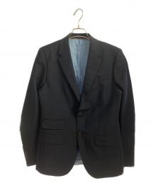 GUCCI（グッチ）の古着「背面刺繍ロゴジャケット」｜ネイビー