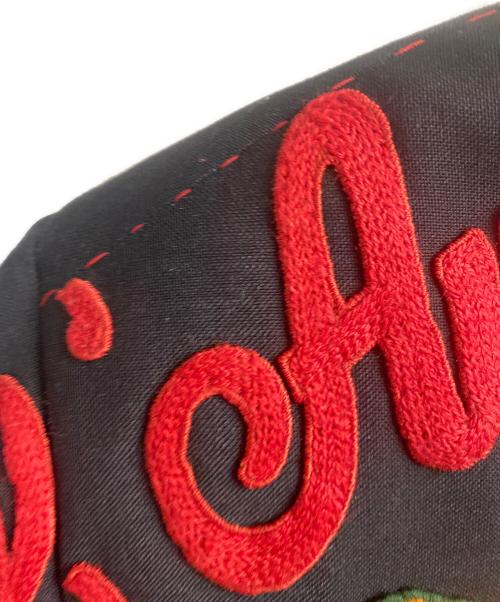 GUCCI（グッチ）GUCCI (グッチ) 背面刺繍ロゴジャケット ネイビー サイズ:44の古着・服飾アイテム