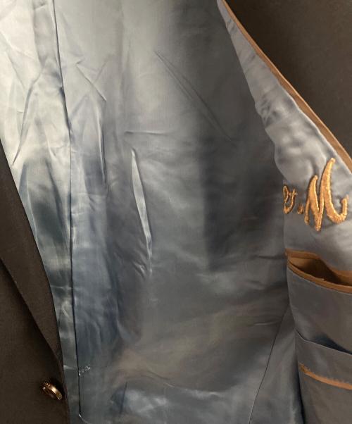 GUCCI（グッチ）GUCCI (グッチ) 背面刺繍ロゴジャケット ネイビー サイズ:44の古着・服飾アイテム